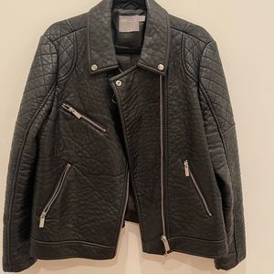 ASOS US size 14 Plus size Faux Leather Biker Jacket